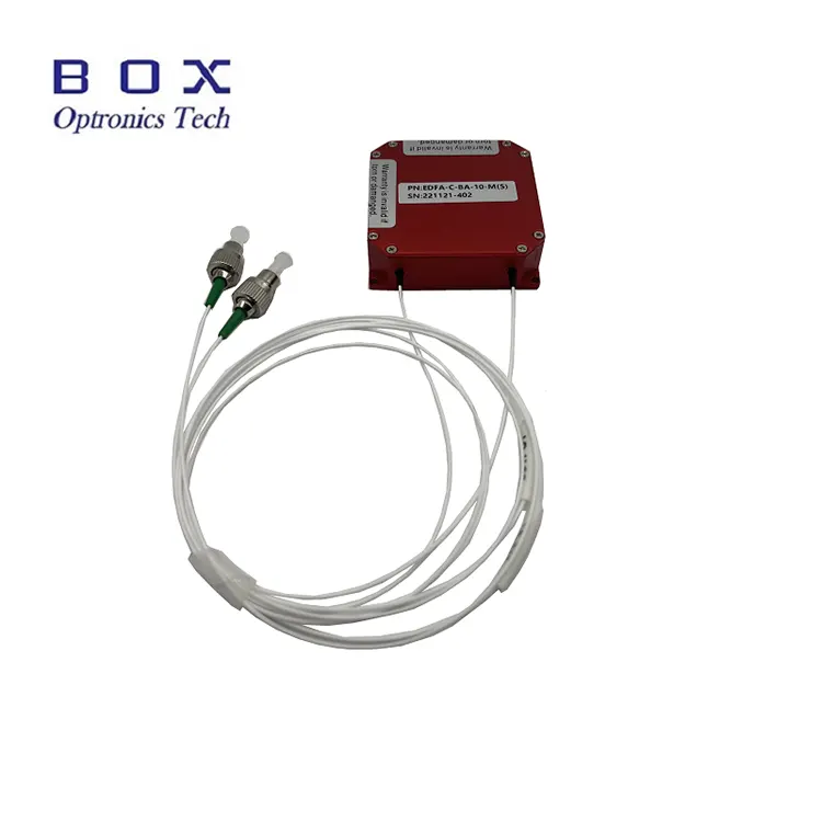 Amplificator de amplificare cu fibră dopată cu erbiu în bandă C cu micromodule